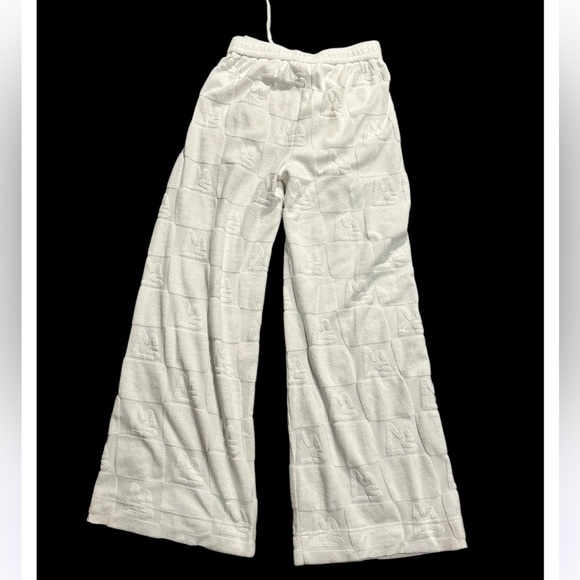 MAGNLENS Textured Logo Wide Leg Pants NWT Small - Picture 2 of 6